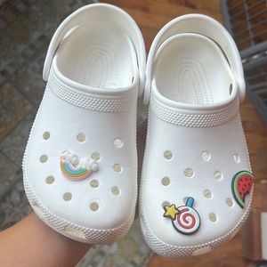 Crocs w/ jibbitz🌸excellent condition!